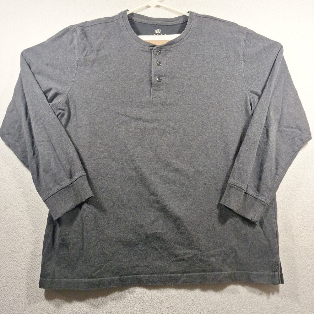 covington Xl Henley Gray Mens
